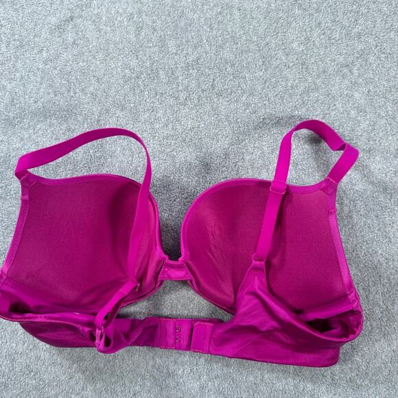 Victoria's Secret Push Up Bra Magenta Purple Women's 34B Underwire - Picture 4 of 4